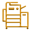 Printer Icon Gold